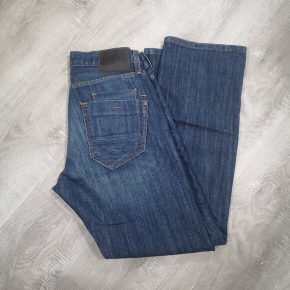 Signature by Levi Strauss & Co. Men's Slim Straight Size 32/30 Medium Wash Jeans - Picture 11 of 12